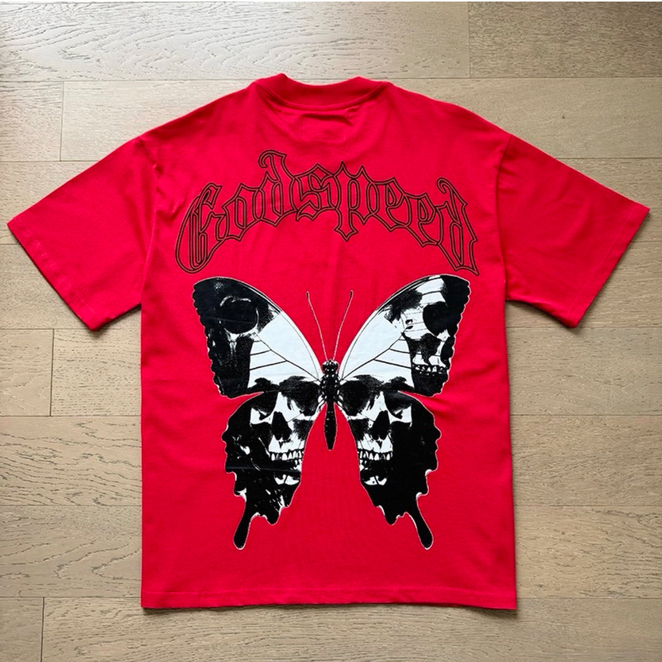 HELLSTAR BUTTERFLY EFFECT TEE “RED”