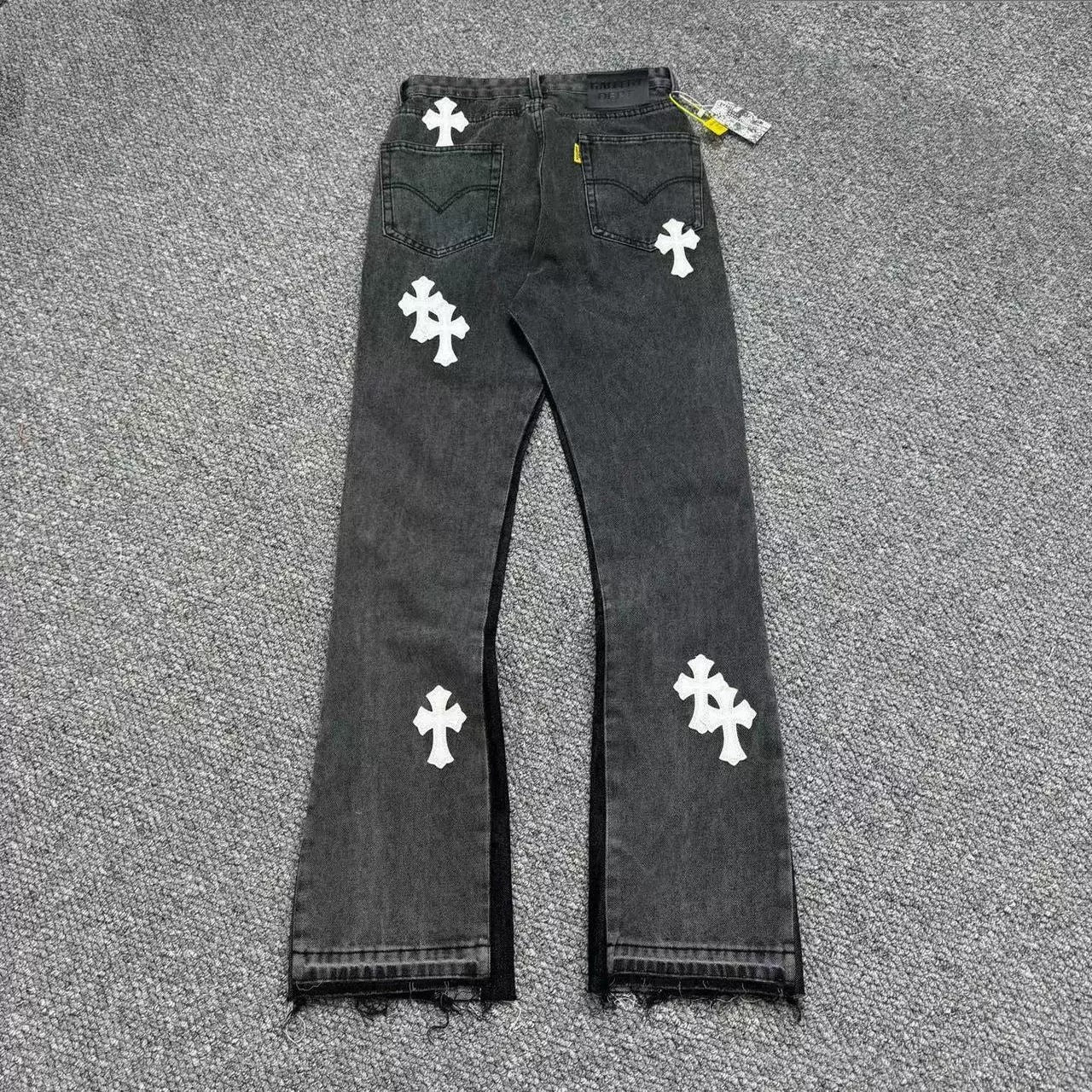 Levi Flared Custom Chrome Hearts Jeans