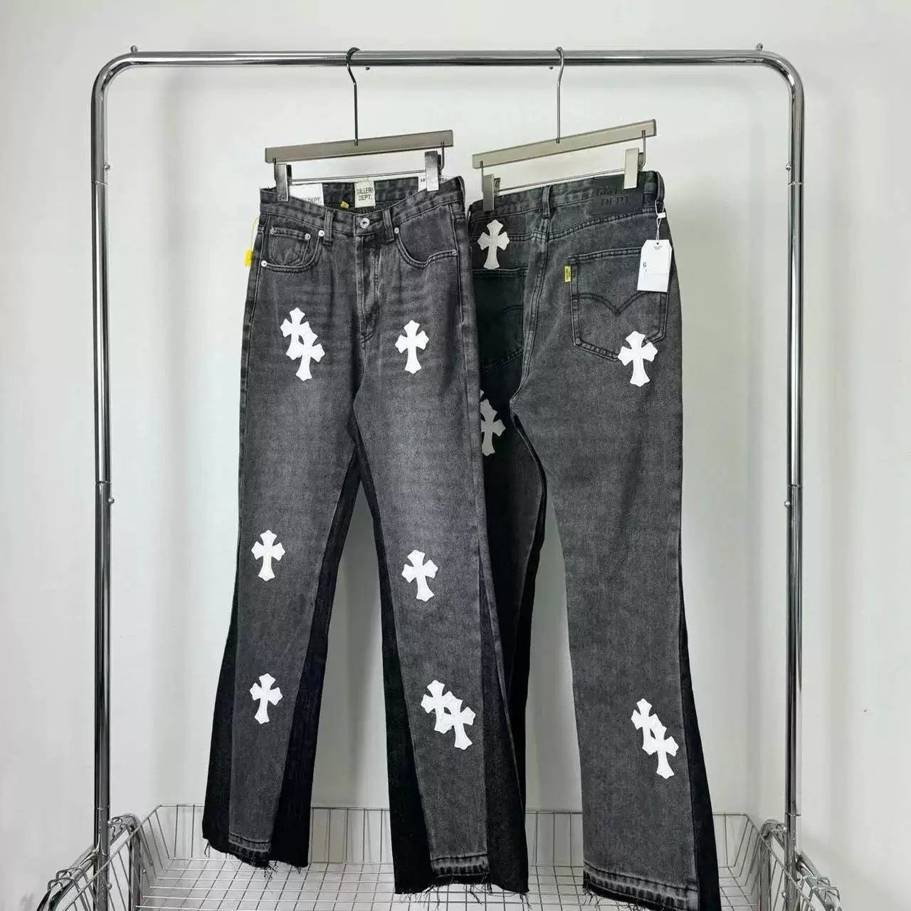 Levi Flared Custom Chrome Hearts Jeans