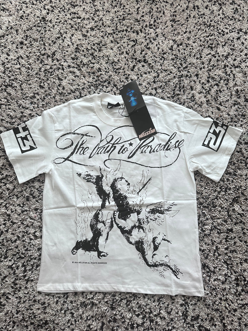 HELLSTAR PATH TO PARADISE TEE “WHITE”