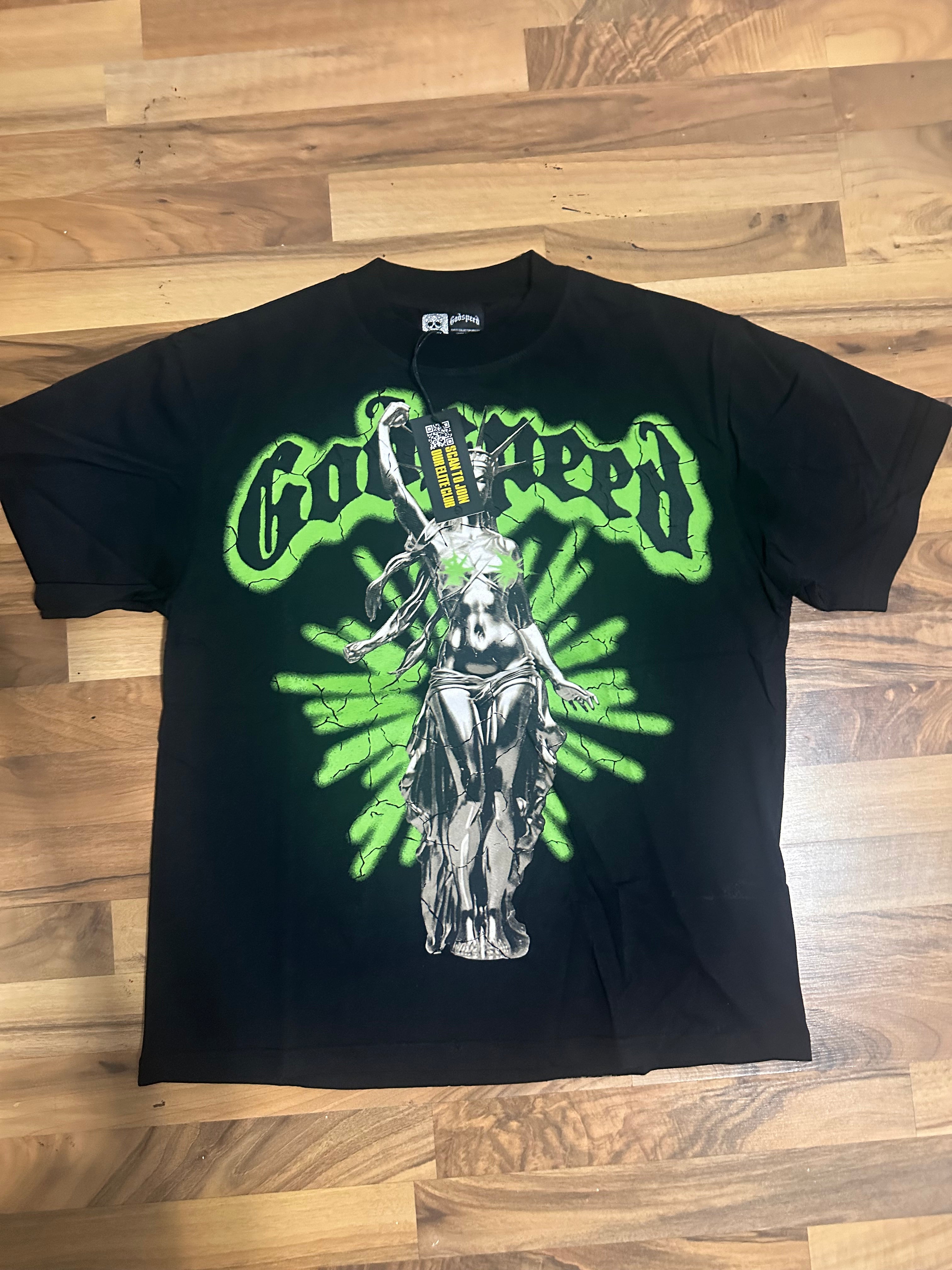 GODSPEED LADY OF LIBERTY T SHIRT