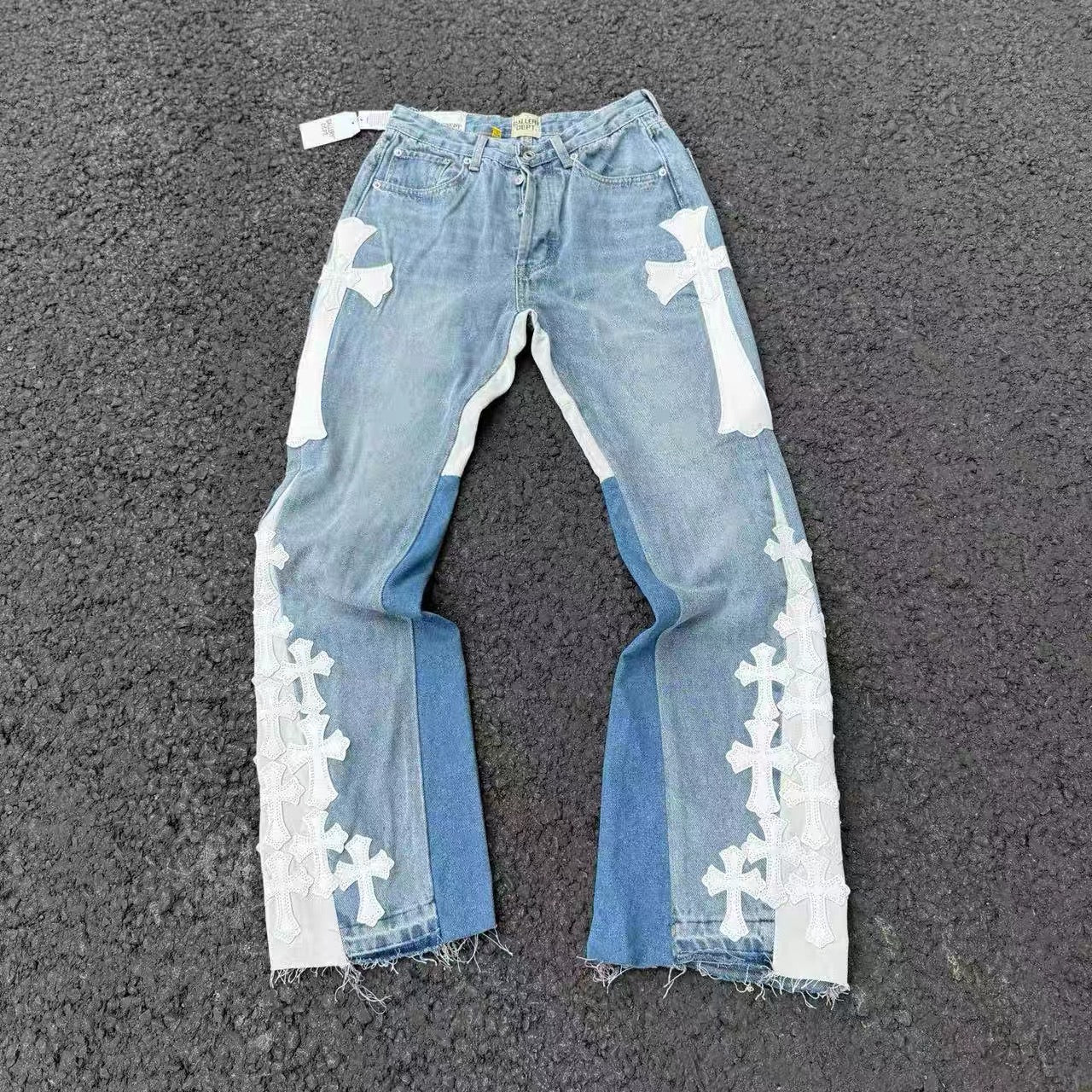 CHROME HEARTS x GALLERY DEPT “Saints Street Denim pants”