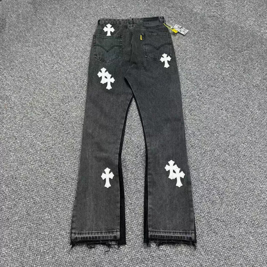 Levi Flared Custom Chrome Hearts Jeans