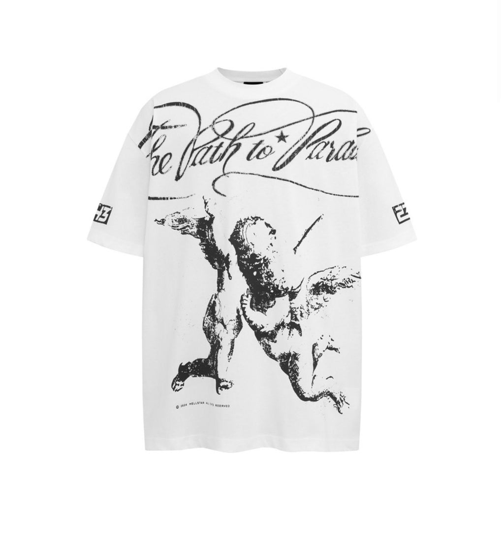 HELLSTAR PATH TO PARADISE TEE “WHITE”