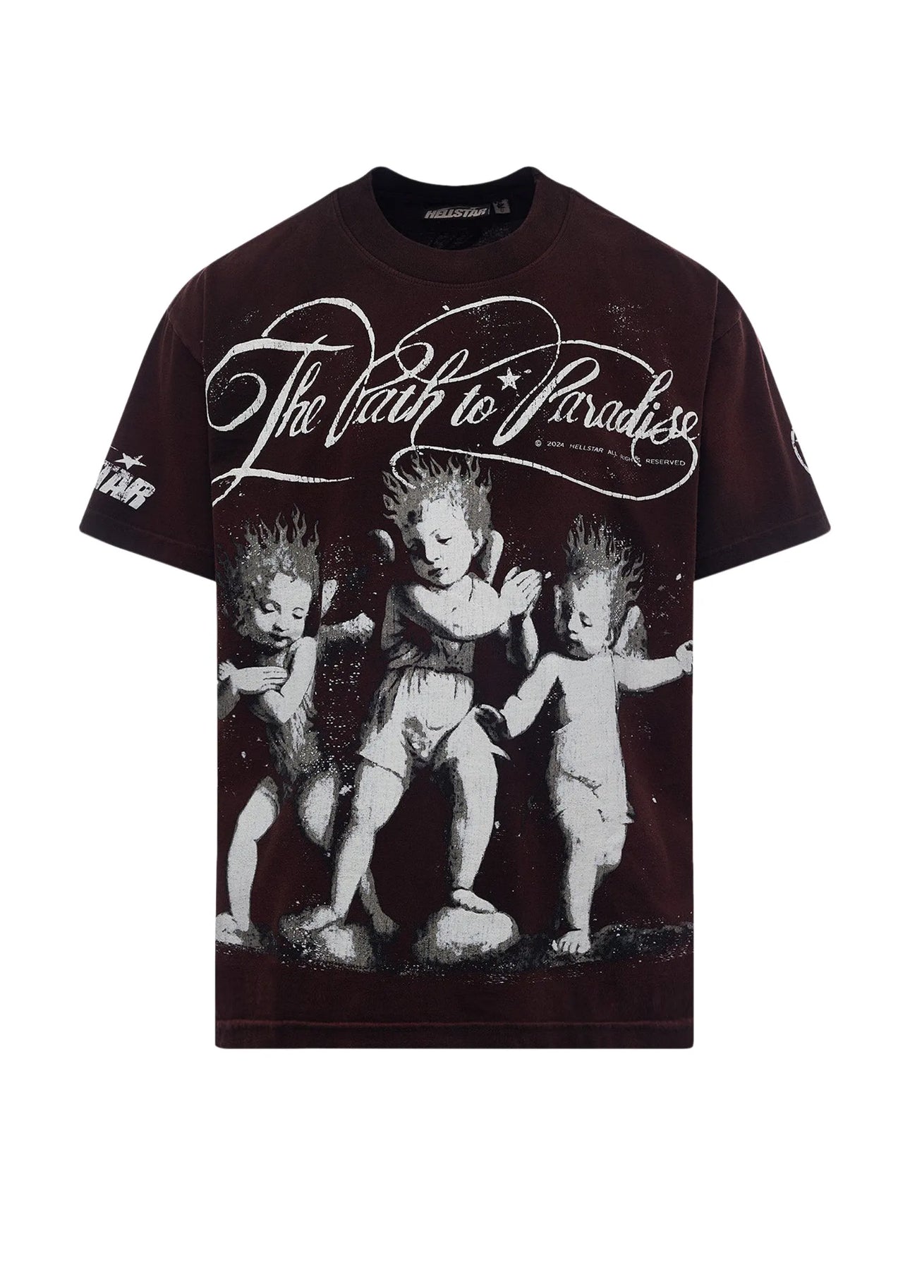 HELLSTAR CHERUBS T SHIRT “BROWN”