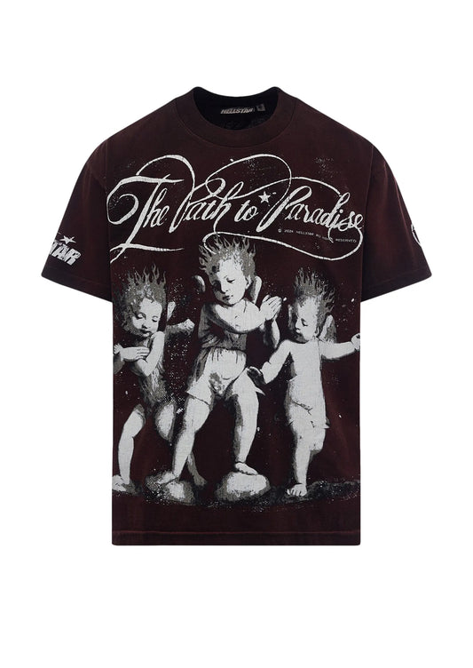 HELLSTAR CHERUBS T SHIRT “BROWN”