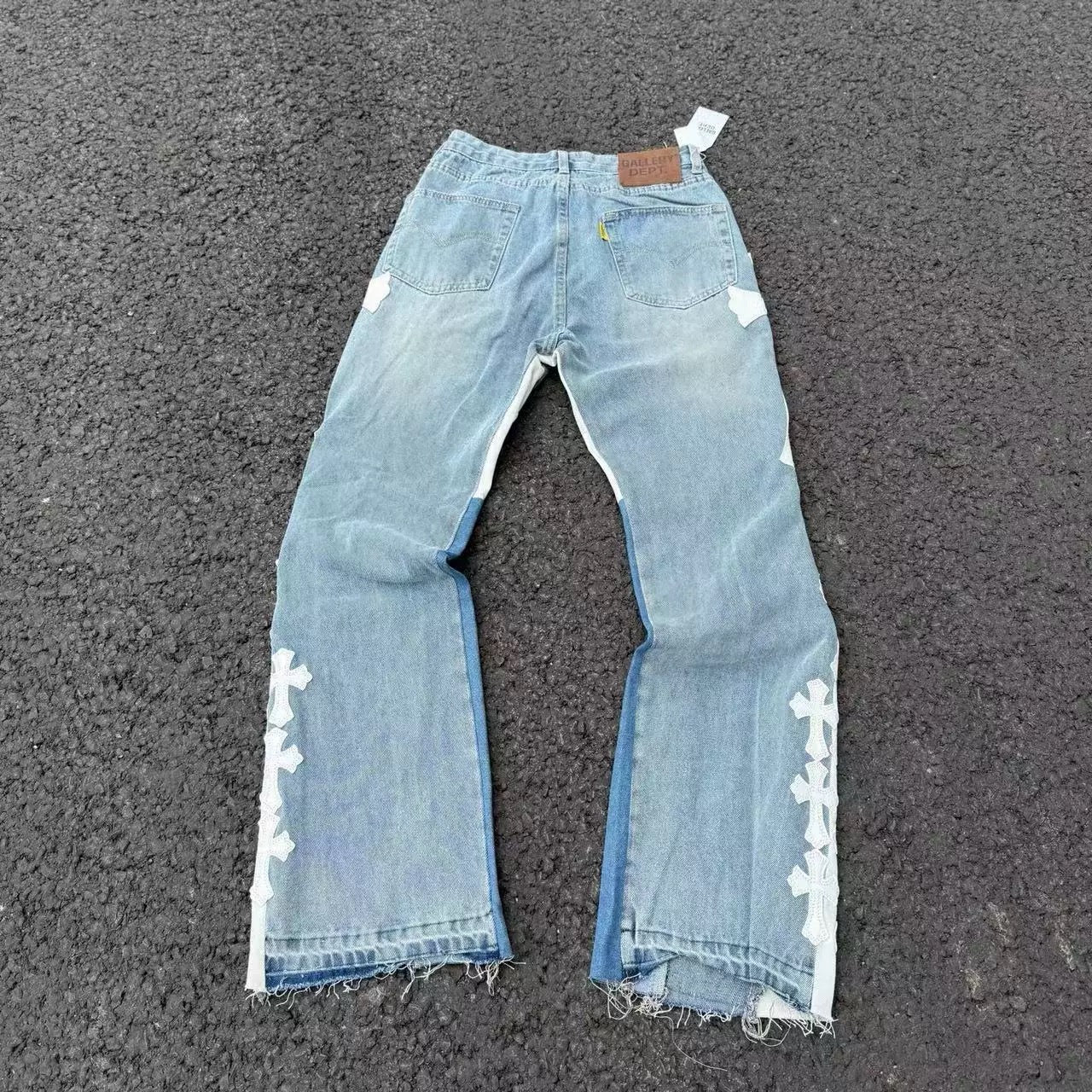 CHROME HEARTS x GALLERY DEPT “Saints Street Denim pants”